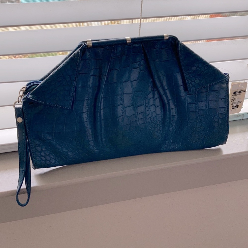 Blue Handbag with strap